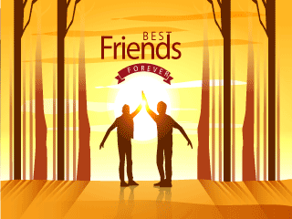 La amistad de dos amigos